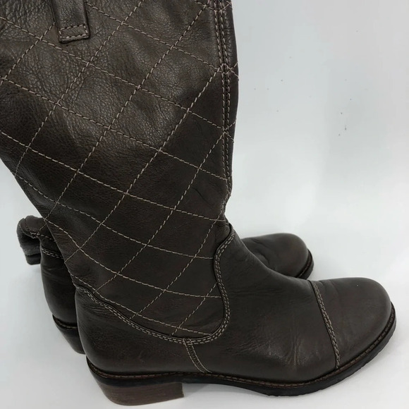 Biviel grey mid calf quilted boot 36 - Picture 5 of 6